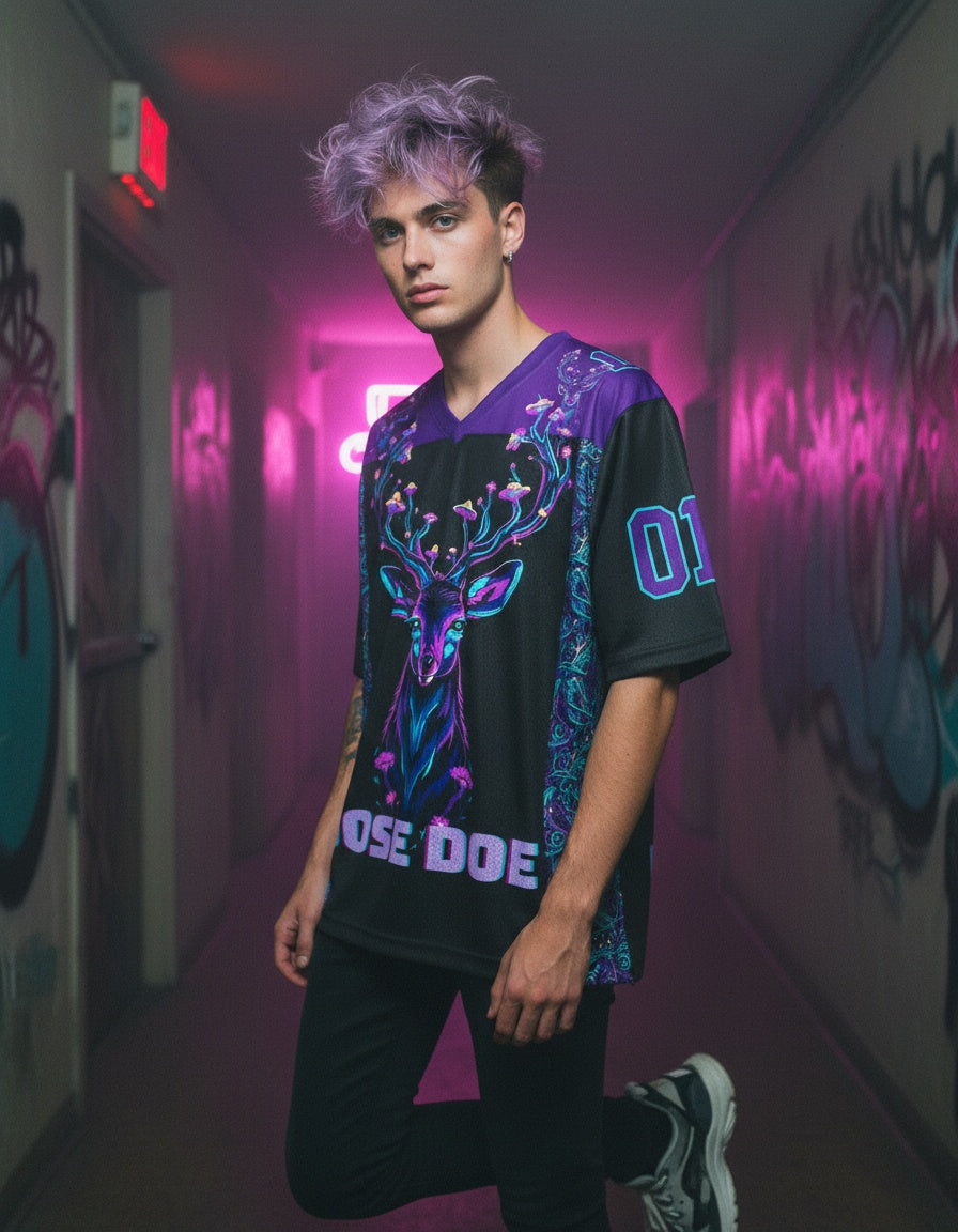 Dose Doe Mesh Jersey — worn by a model