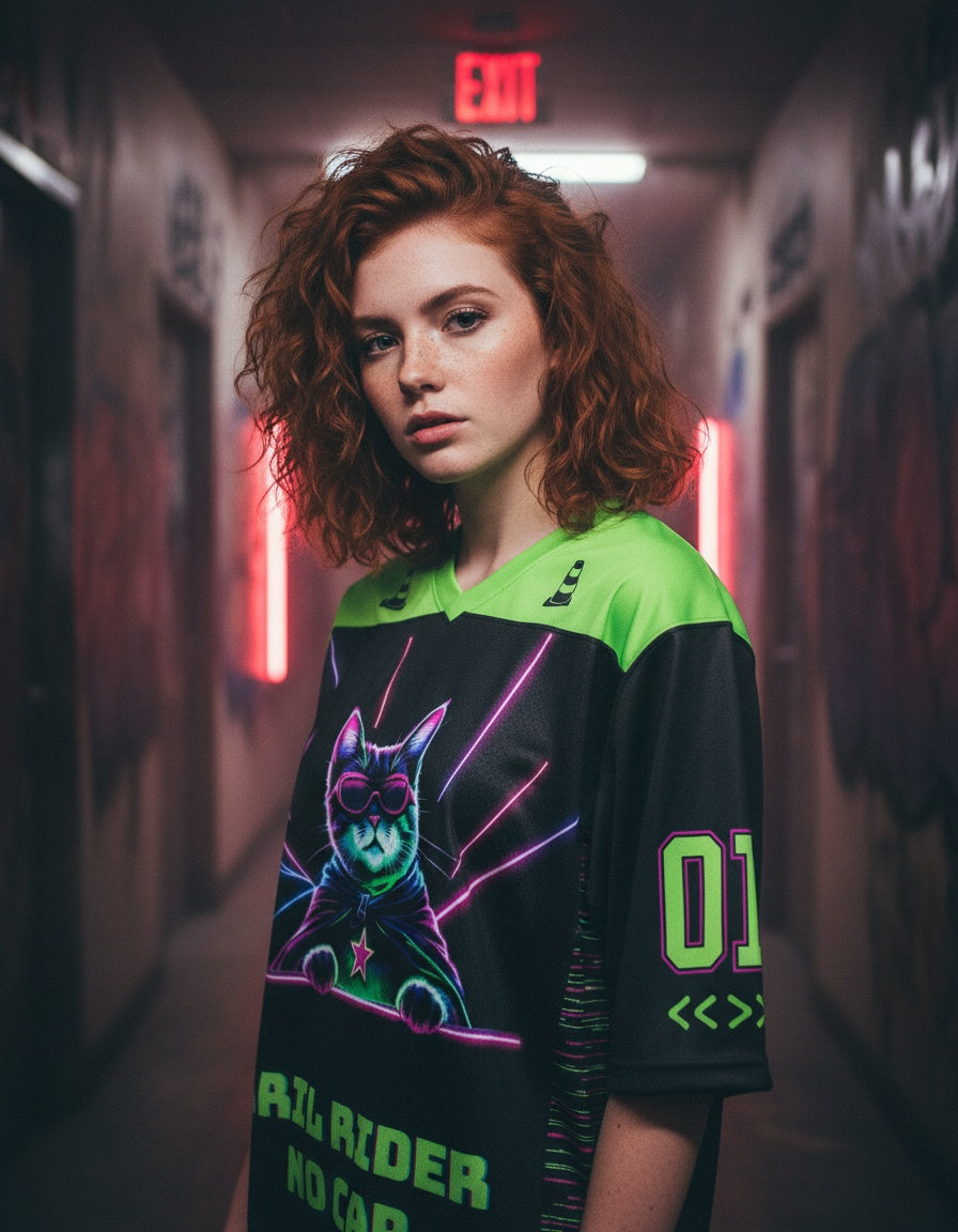 Rail Rider No Cap Mesh Jersey — worn by a model