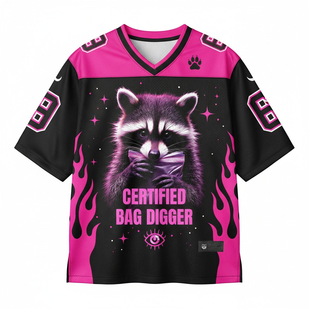 Certified Bag Digger Mesh Jersey — design