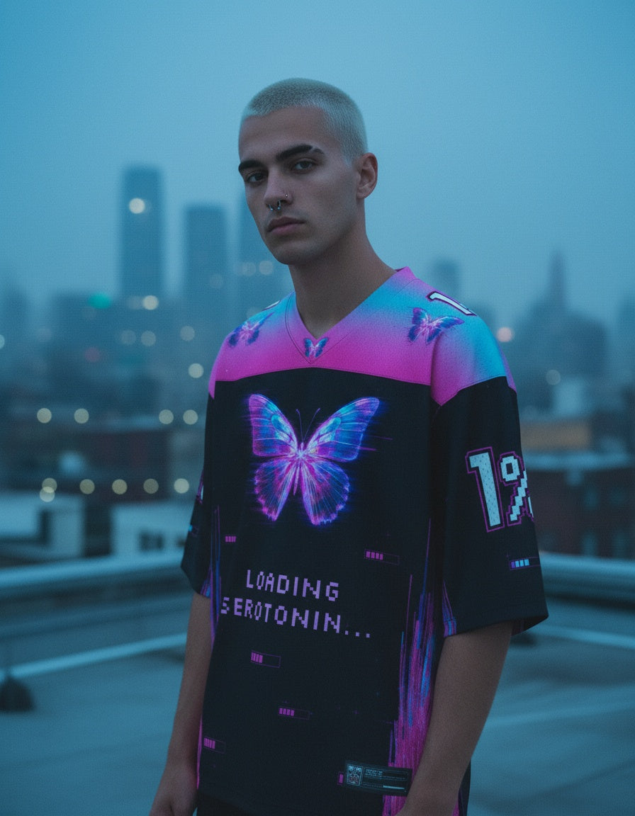 Loading Serotonin Mesh Jersey — worn by a model