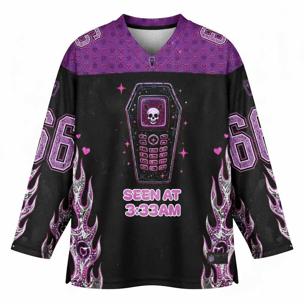 Seen At 3:33AM Mesh Jersey — design