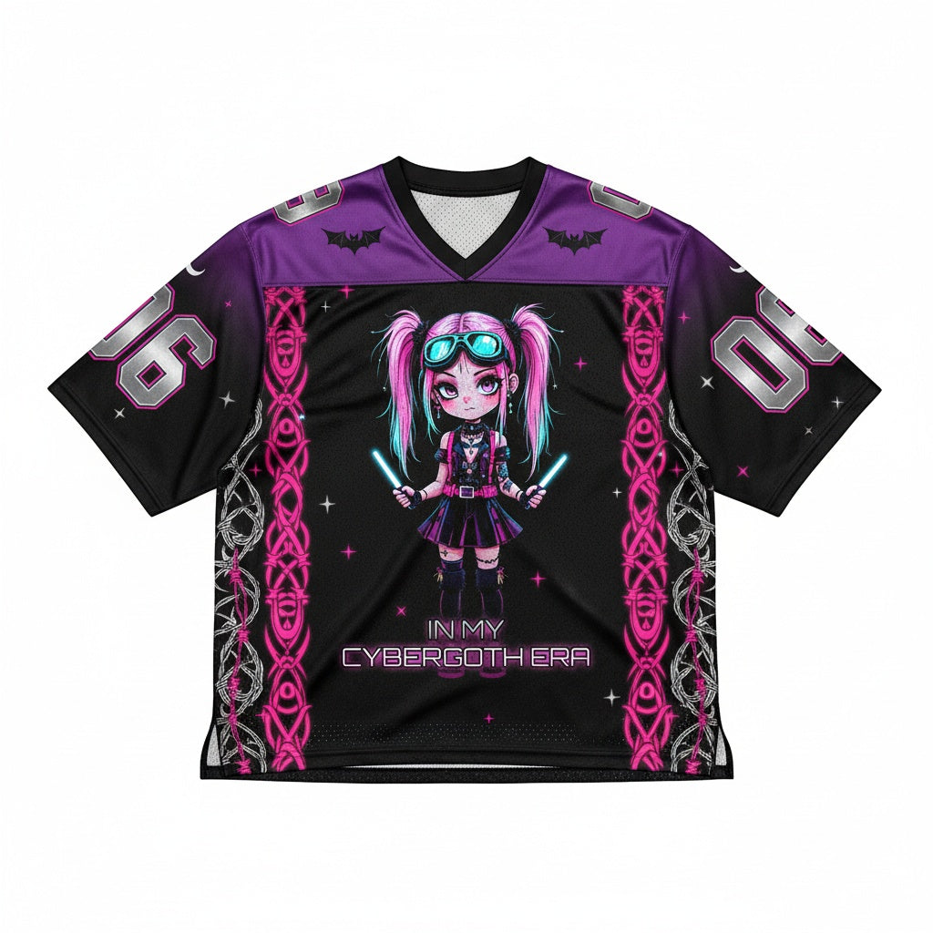 In My Cybergoth Era Mesh Jersey — design