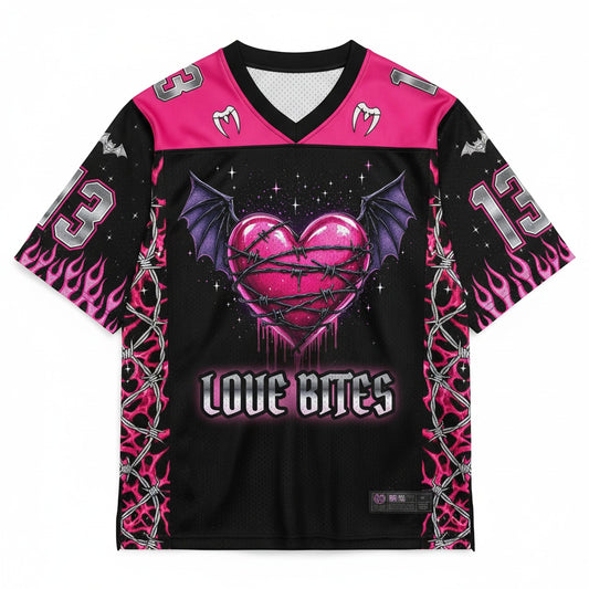 Love Bites Mesh Jersey — design
