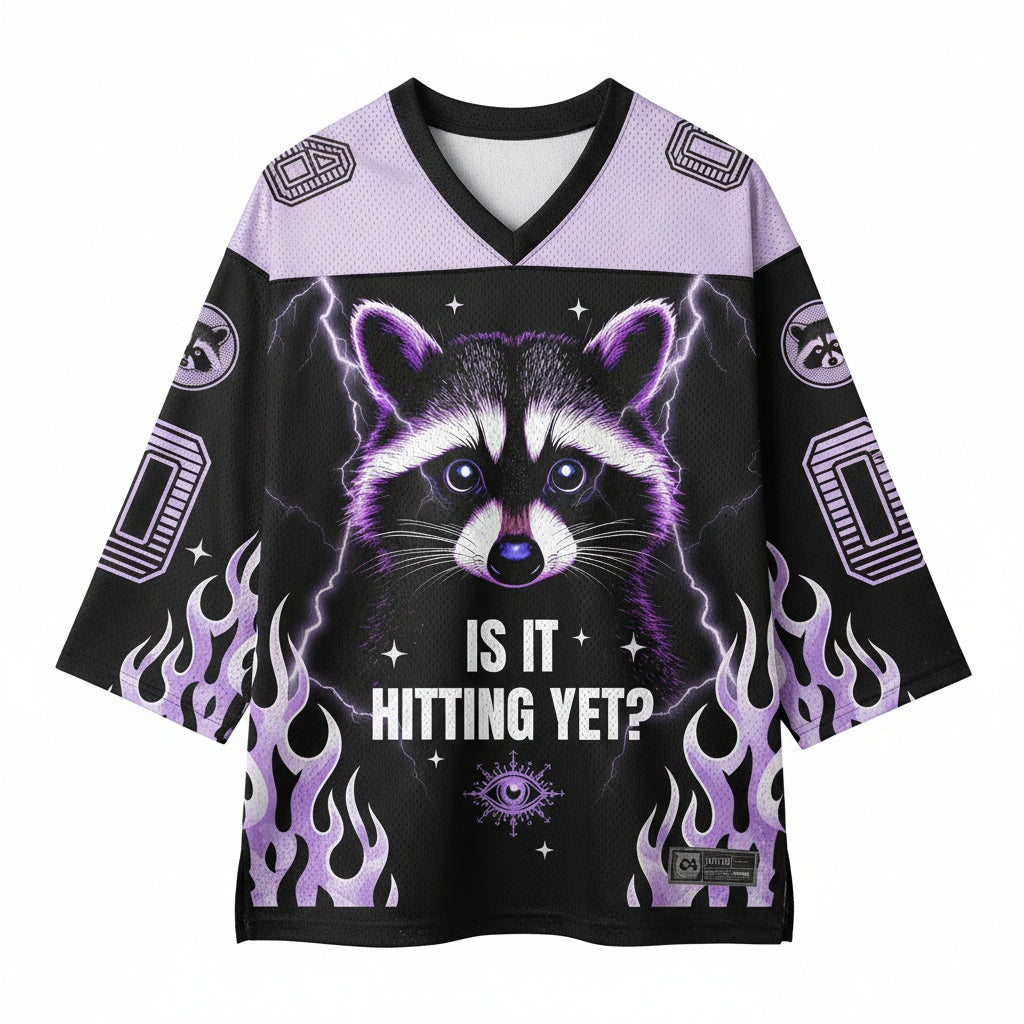 Is It Hitting Yet? Mesh Jersey — design