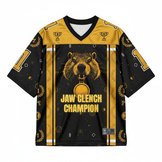Jaw Clench Champion Mesh Jersey — design