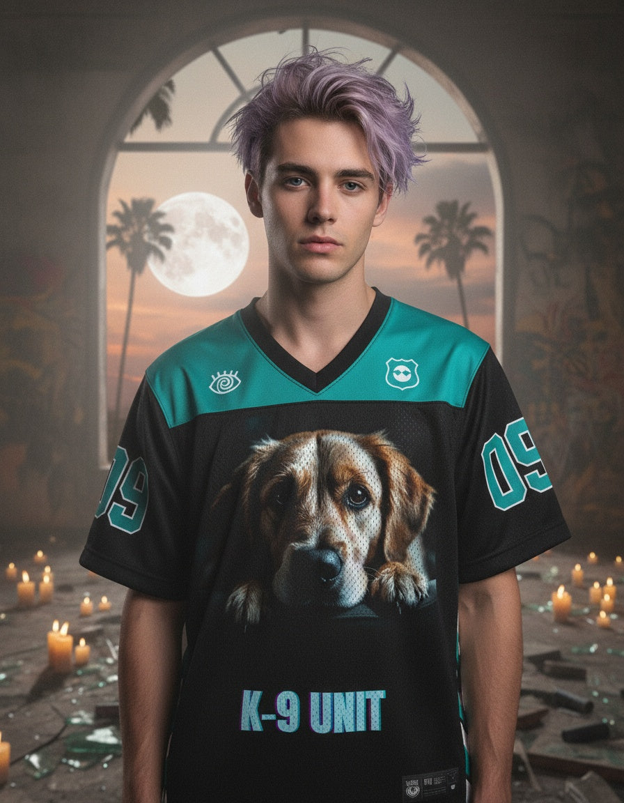 K-9 Unit Mesh Jersey — worn by a model