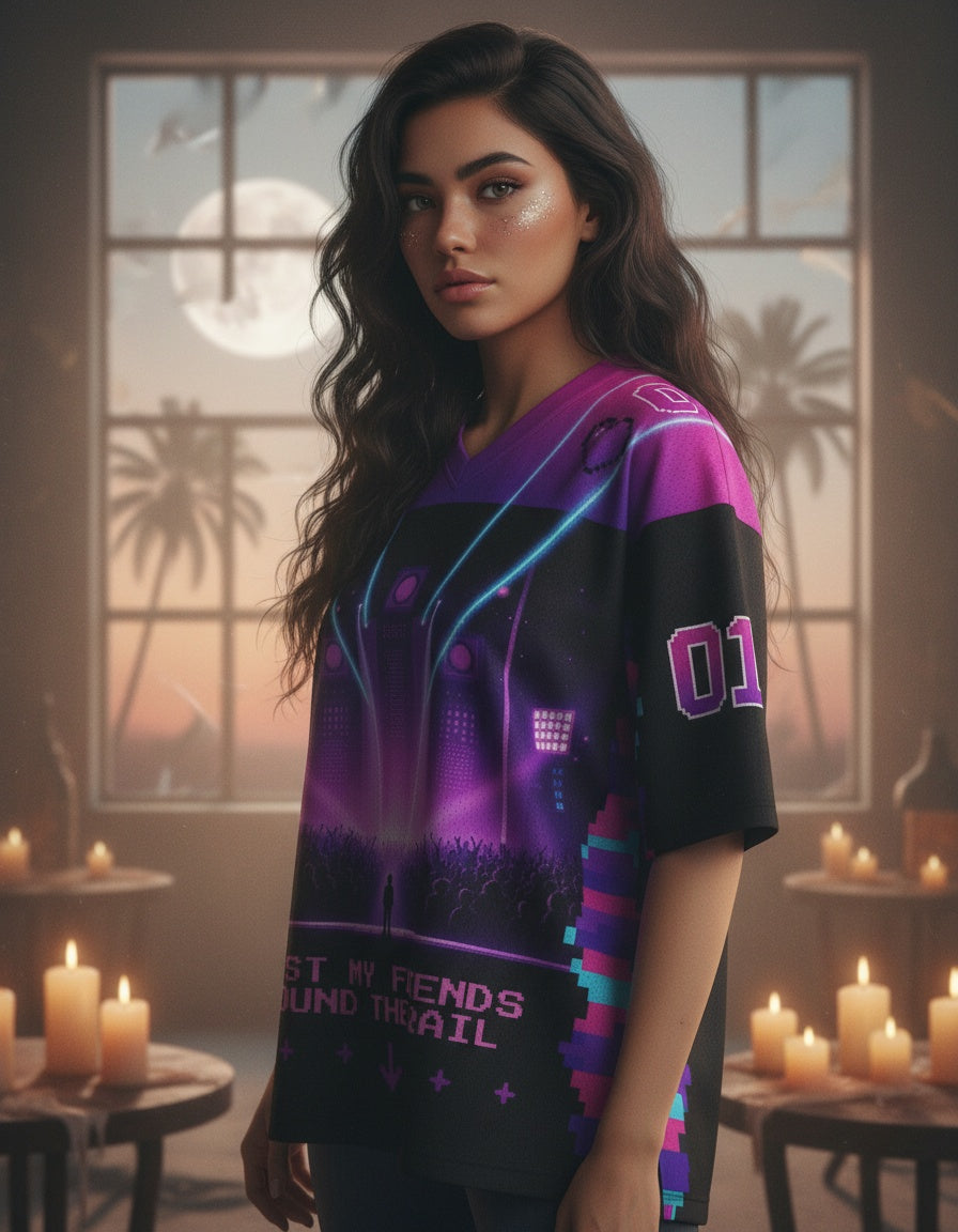 Lost My Friends, Found The Rail Mesh Jersey — worn by a model