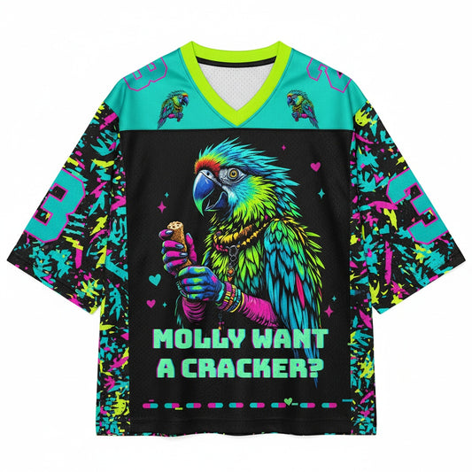 Molly Want A Cracker? Mesh Jersey — design