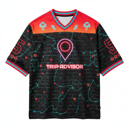 Trip Advisor Mesh Jersey — design