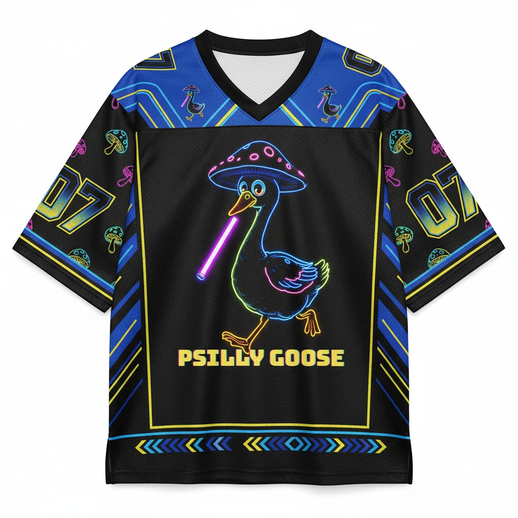 Psilly Goose Mesh Jersey — design