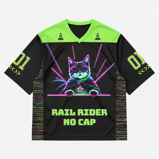 Rail Rider No Cap Mesh Jersey — design