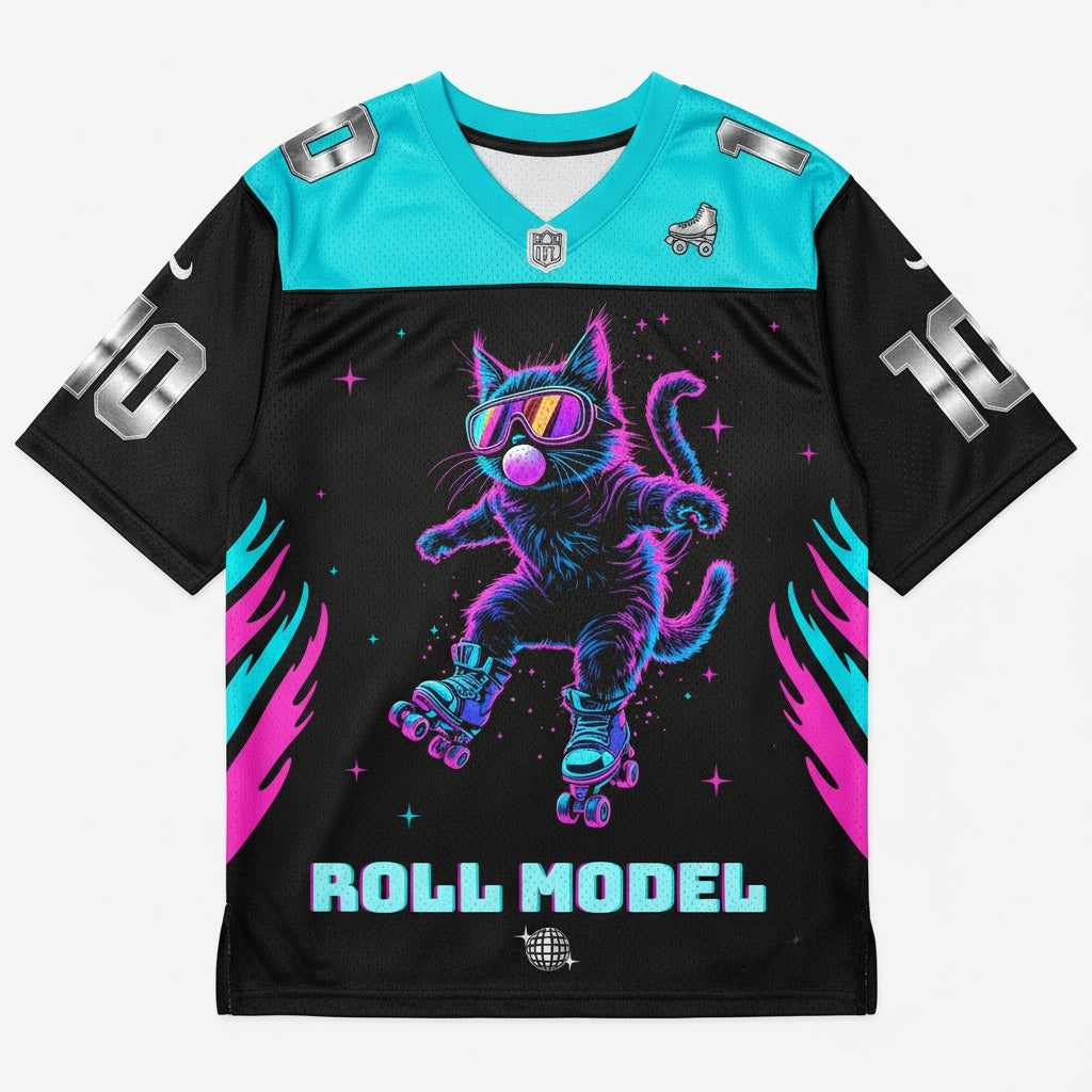 Roll Model Mesh Jersey — design