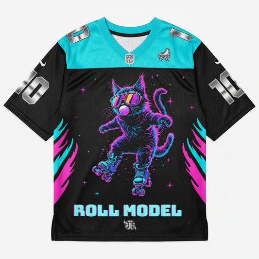 Roll Model Mesh Jersey — design