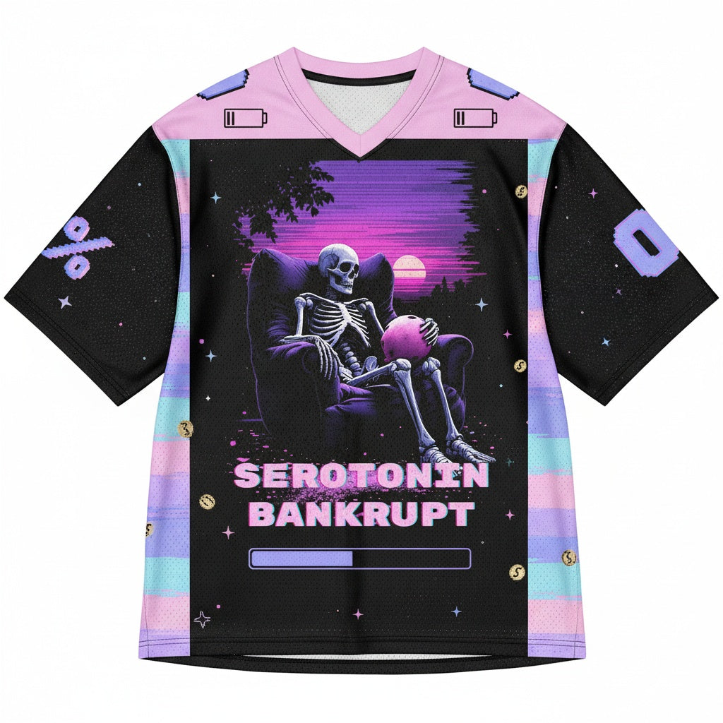 Serotonin Bankrupt Mesh Jersey — design