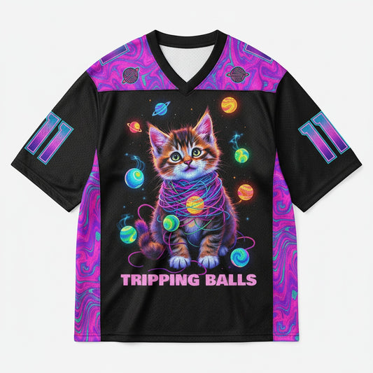 Tripping Balls Mesh Jersey — design